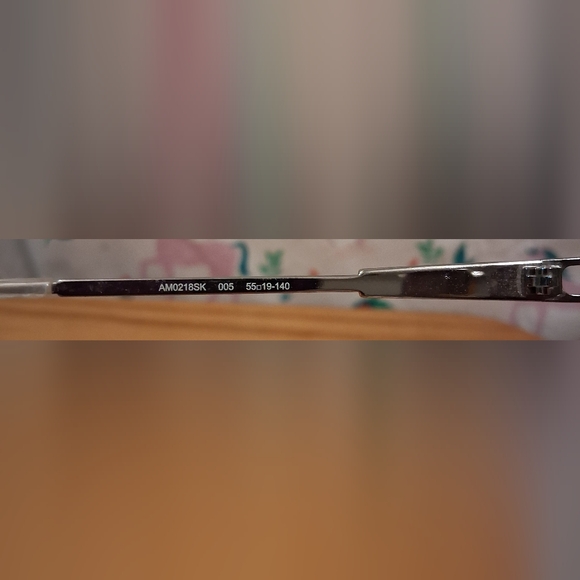 Alexander McQueen 0218SK 005 Silver & Purple UV Cat Eye Sunglasses Frames - Picture 9 of 9